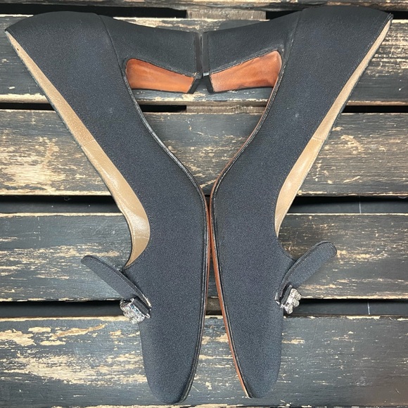 Vintage Thayer McNeil Women Heels Rhinestone 7B - Picture 5 of 16